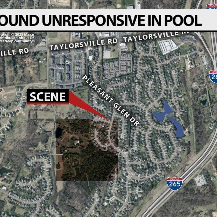 4-year-old rushed to Louisville hospital after being 'found unresponsive' in swimming pool